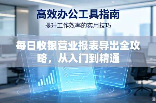 每日收银营业报表导出全攻略，从入门到精通