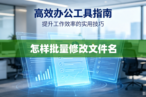 怎样批量修改文件名