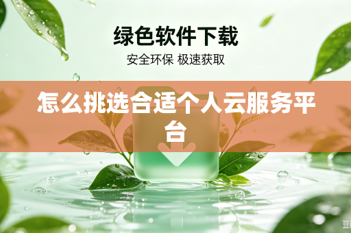怎么挑选合适个人云服务平台