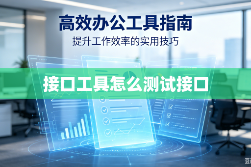 接口工具怎么测试接口