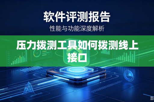 压力拨测工具如何拨测线上接口