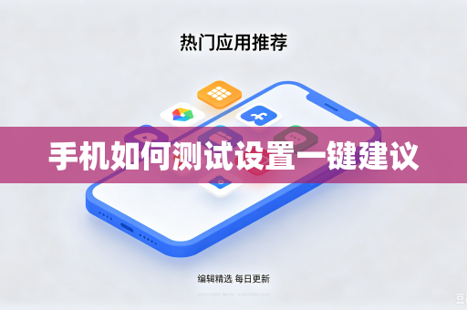 手机如何测试设置一键建议