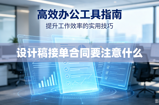设计稿接单合同要注意什么-第1张图片-电脑手机工具软件下载 - 免费实用工具合集 | 联启科技 设计稿接单合同要注意什么-第1张图片-电脑手机工具软件下载 - 免费实用工具合集 | 联启科技