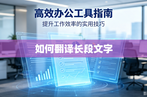 如何翻译长段文字-第1张图片-电脑手机工具软件下载 - 免费实用工具合集 | 联启科技 如何翻译长段文字-第1张图片-电脑手机工具软件下载 - 免费实用工具合集 | 联启科技