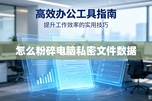 怎么粉碎电脑私密文件数据