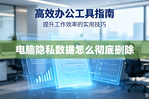 电脑隐私数据怎么彻底删除