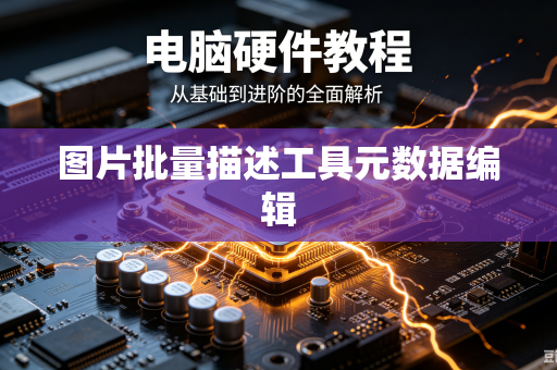 图片批量描述工具元数据编辑