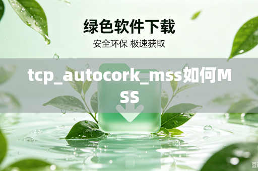 tcp_autocork_mss如何MSS-第1张图片-电脑手机工具软件下载 - 免费实用工具合集 | 联启科技 tcp_autocork_mss如何MSS-第1张图片-电脑手机工具软件下载 - 免费实用工具合集 | 联启科技