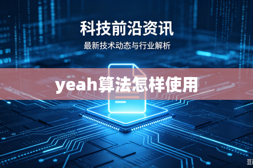 yeah算法怎样使用-第1张图片-电脑手机工具软件下载 - 免费实用工具合集 | 联启科技