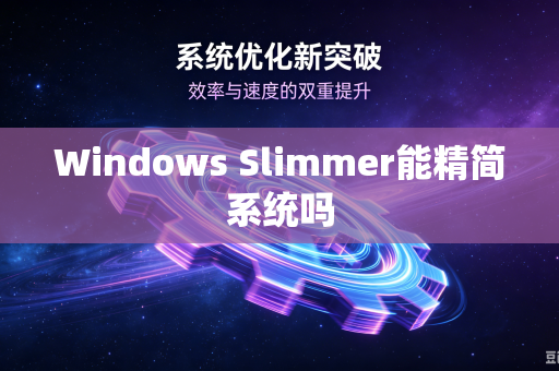 Windows Slimmer能精简系统吗-第1张图片-电脑手机工具软件下载 - 免费实用工具合集 | 联启科技