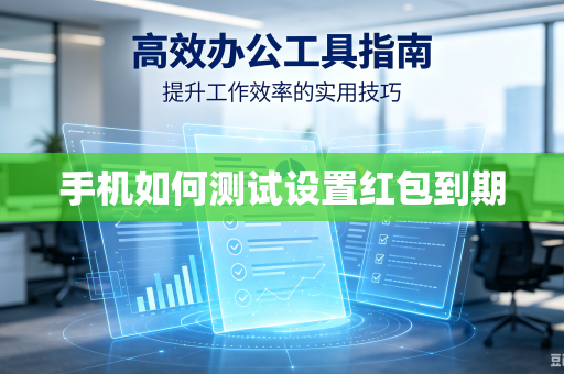 手机如何测试设置红包到期-第1张图片-电脑手机工具软件下载 - 免费实用工具合集 | 联启科技