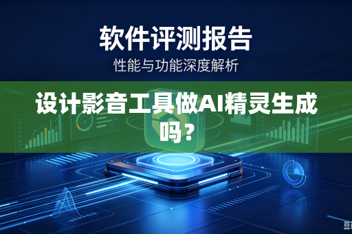 设计影音工具做AI精灵生成吗？-第1张图片-电脑手机工具软件下载 - 免费实用工具合集 | 联启科技