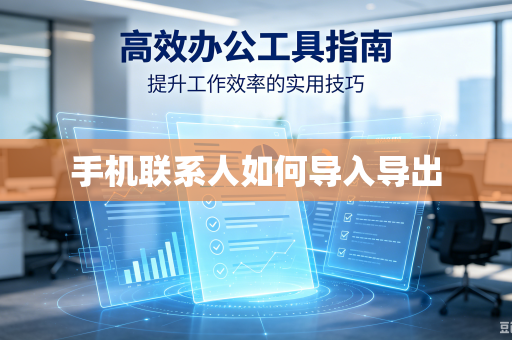 手机联系人如何导入导出-第1张图片-电脑手机工具软件下载 - 免费实用工具合集 | 联启科技 手机联系人如何导入导出-第1张图片-电脑手机工具软件下载 - 免费实用工具合集 | 联启科技