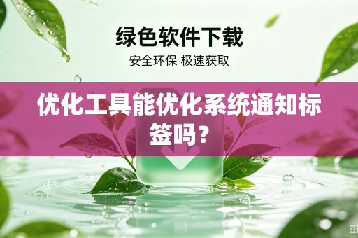 优化工具能优化系统通知标签吗？-第1张图片-电脑手机工具软件下载 - 免费实用工具合集 | 联启科技