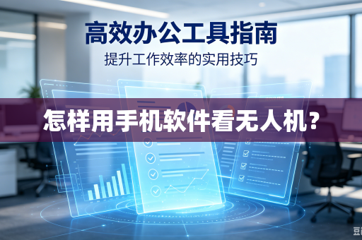 怎样用手机软件看无人机？