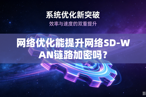 网络优化能提升网络SD-WAN链路加密吗？