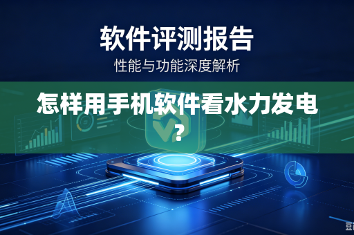 怎样用手机软件看水力发电？-第1张图片-电脑手机工具软件下载 - 免费实用工具合集 | 联启科技