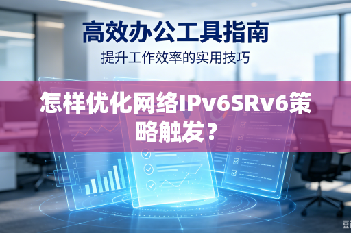 怎样优化网络IPv6SRv6策略触发？