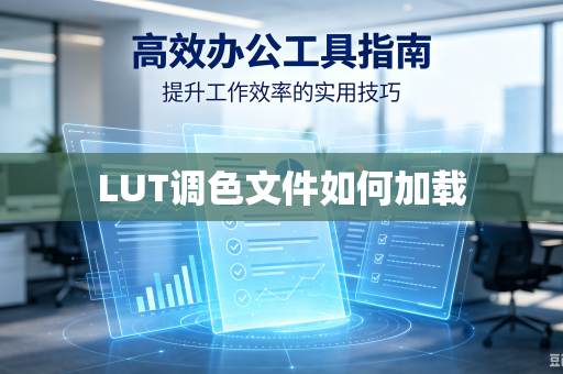LUT调色文件如何加载