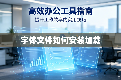 字体文件如何安装加载