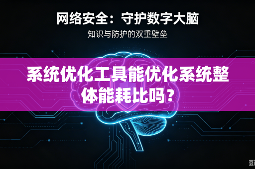 系统优化工具能优化系统整体能耗比吗？-第1张图片-电脑手机工具软件下载 - 免费实用工具合集 | 联启科技
