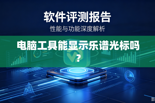 电脑工具能显示乐谱光标吗？