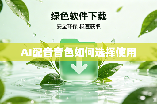 AI配音音色如何选择使用