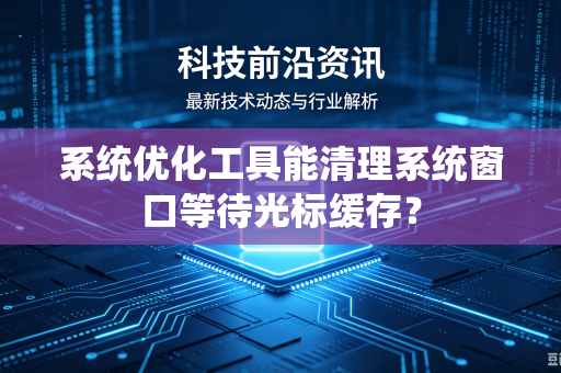系统优化工具能清理系统窗口等待光标缓存？