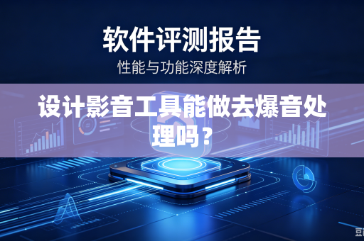 设计影音工具能做去爆音处理吗？