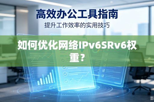 如何优化网络IPv6SRv6权重？