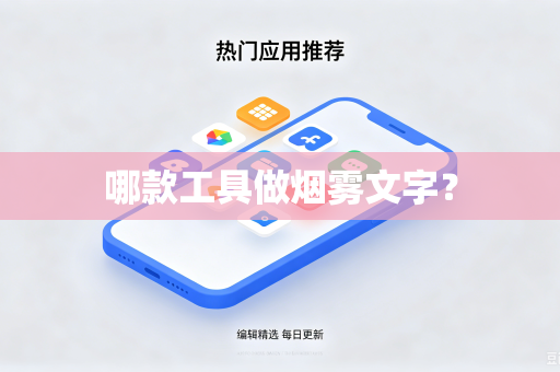 哪款工具做烟雾文字？