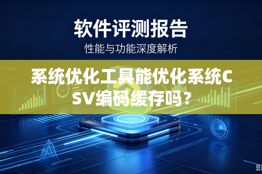 系统优化工具能优化系统CSV编码缓存吗？