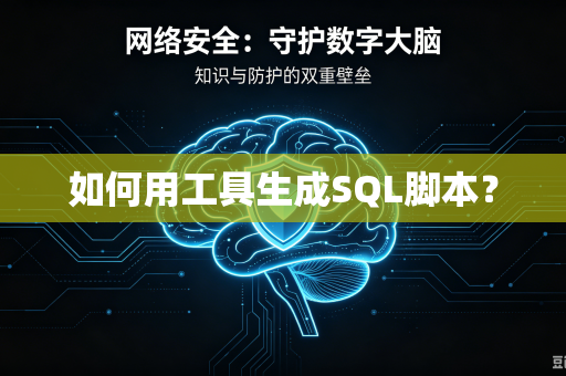如何用工具生成SQL脚本？