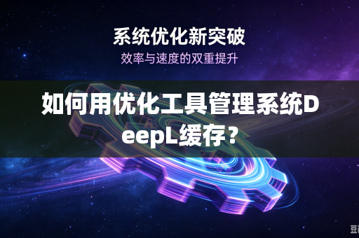 如何用优化工具管理系统DeepL缓存？