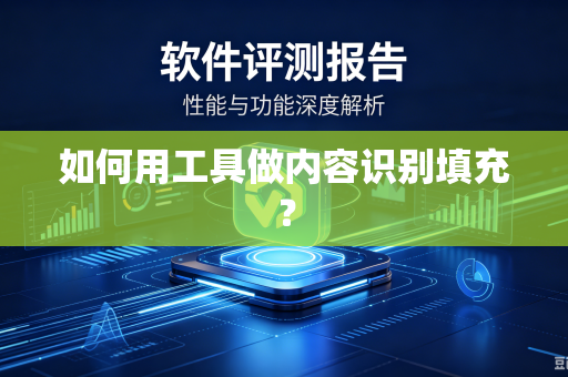 如何用工具做内容识别填充？