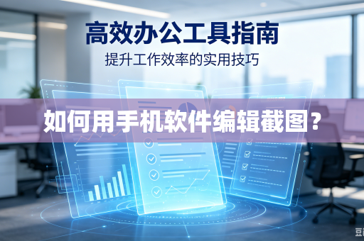 如何用手机软件编辑截图？-第1张图片-电脑手机工具软件下载 - 免费实用工具合集 | 联启科技