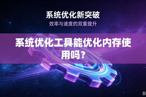系统优化工具能优化内存使用吗？
