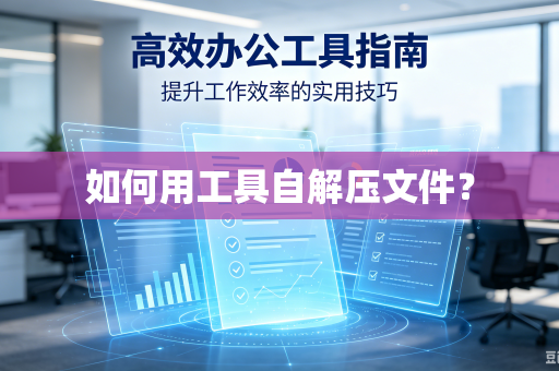 如何用工具自解压文件？