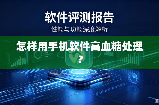 怎样用手机软件高血糖处理？