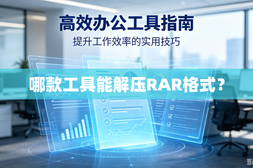 哪款工具能解压RAR格式？