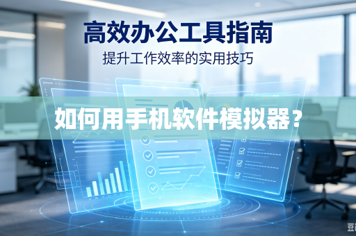 如何用手机软件模拟器？-第1张图片-电脑手机工具软件下载 - 免费实用工具合集 | 联启科技