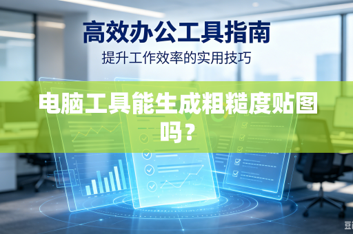 电脑工具能生成粗糙度贴图吗?-第1张图片-电脑手机工具软件下载 - 免费实用工具合集 | 联启科技 电脑工具能生成粗糙度贴图吗?-第1张图片-电脑手机工具软件下载 - 免费实用工具合集 | 联启科技