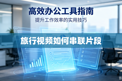 旅行视频如何串联片段