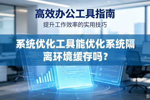 系统优化工具能优化系统隔离环境缓存吗？
