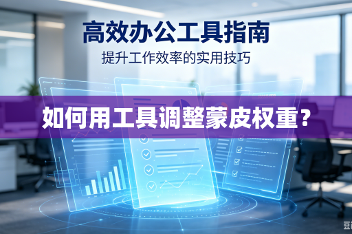如何用工具调整蒙皮权重?-第1张图片-电脑手机工具软件下载 - 免费实用工具合集 | 联启科技 如何用工具调整蒙皮权重?-第1张图片-电脑手机工具软件下载 - 免费实用工具合集 | 联启科技