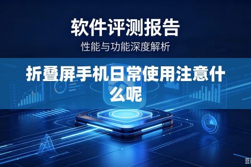 折叠屏手机日常使用注意什么呢