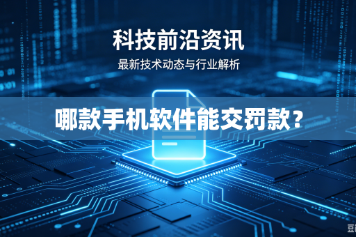 哪款手机软件能交罚款？