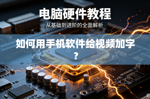 如何用手机软件给视频加字？