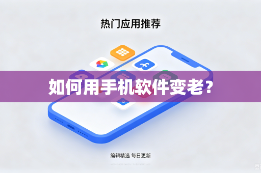 如何用手机软件变老？-第1张图片-电脑手机工具软件下载 - 免费实用工具合集 | 联启科技