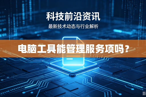 电脑工具能管理服务项吗？